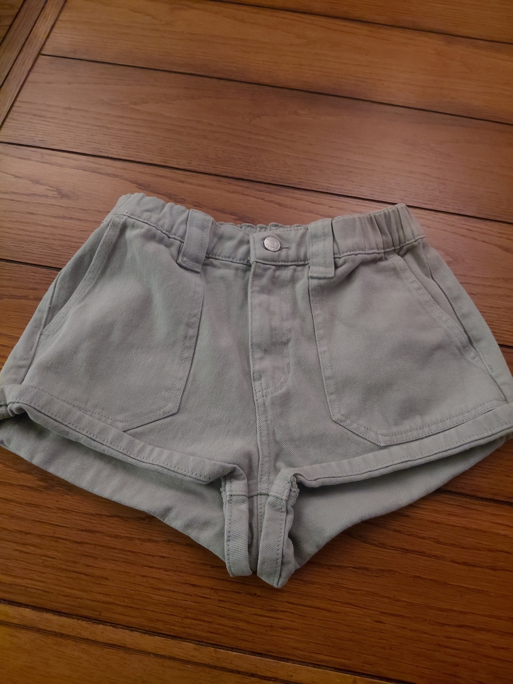 PacSun High-Rise Light Sage Green Women's Shorts